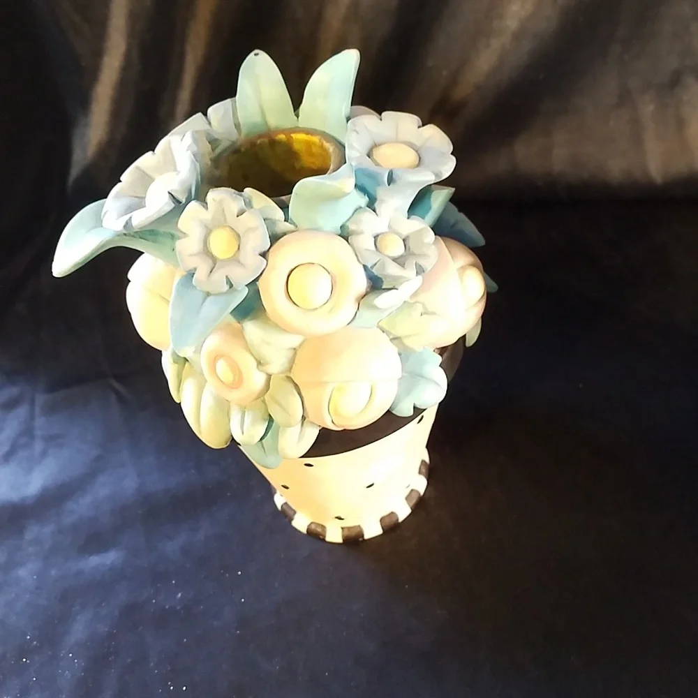 3/$25 CANDLE HOLDERS By MARY ENGELBREIT Set of 2 TAPER  Vintage 1999